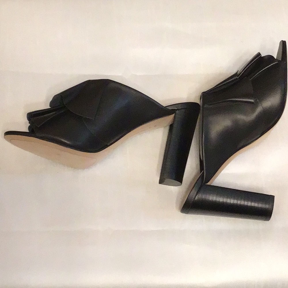 AVEC LES FILLES MALLORY LEATHER HEELS-VELVET - Picture 7 of 8